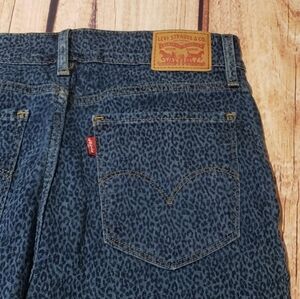 Levi's Leopard Print Skinny Jeans